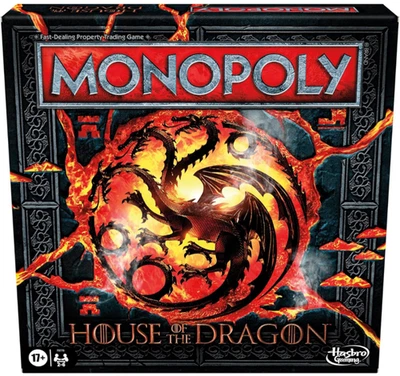 GoT Monopoly House of the Dragon Game of Thrones Hasbro - Image 1 of 4