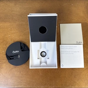 Oura Ring Gen3 Heritage Black Finish Size US08 Set Smart Ring - Picture 1 of 4