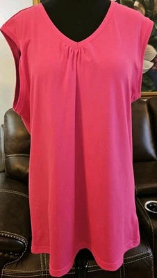 Womens Magellan Outdoors Fish Gear Sport 2X Pink Tank Top Excellent Condition - Image 1 of 4