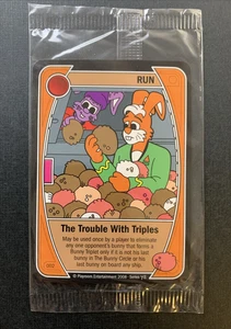 Killer Bunnies Promo Card - The Trouble with Triples Sealed Playroom Ent. - Picture 1 of 2