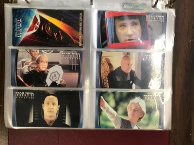 1998 star trek insurrection widevision 72 card set with inserts and 17 autograph - Image 1 of 4