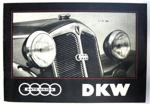 DKW Range Auto Union Car Verkaufsprospekt für 1939 Standard Special Master de Luxe - Bild 1 von 10