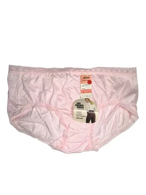 NOS Sears 粉色皮马棉 The Doesn't 内裤大号臀部 38-40 美国臀部拥抱器 — 第 1/4 张图片