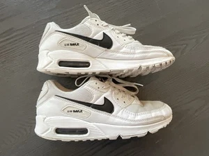 Nike Scarpe Donna 7 Air Max 90 Bianco Nero Sneaker Stile di Vita Atletica DH8010-101 - Foto 1 di 8