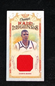 Chris Bosh 2009-10 Upper Deck Champ's Hall Of Legends Mini Jersey Patch - Bild 1 von 2
