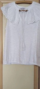 Women's White Top Size 14 - Picture 1 of 8