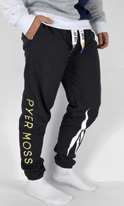 Reebok X Pyer Moss Men's Jogging Pants Training Woven Franchise Trousers Black - Picture 1 of 11
