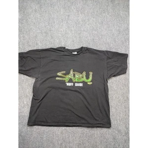 SABU ECW Wrestling Insanity Nuff Said Graphic T Shirt Mens XL Black Vintage - Picture 1 of 11