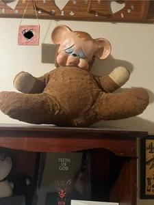 Vintage Knickerbocker Schmollmund Bär Gummi Gesicht - Bild 1 von 11