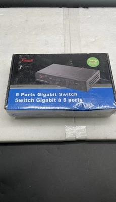 Rosewill RC-415 5-Port Gigabit Ethernet Switch Network LAN Desktop Plug & Play - Image 1 of 4