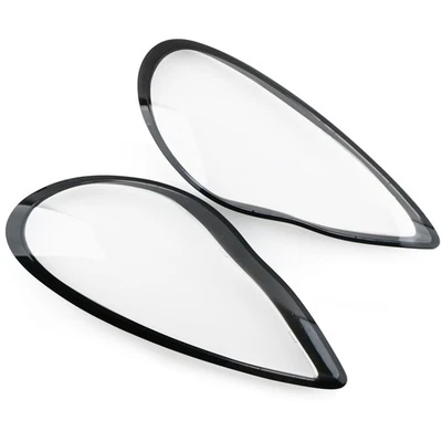 Front Headlight Headlamp Lens Cover For Porsche Panamera 2011-2013 Shade L+R - Image 1 of 4