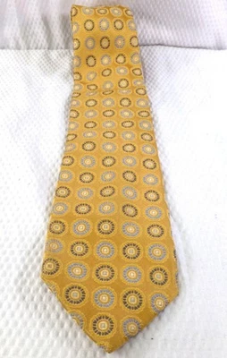 Jos. A. Bank Silk Tie Signature Collection Geometric Pattern Made In Italy - Image 1 of 4