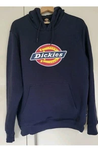 Mens Dickies Blue Hoodie Size L - Picture 1 of 5