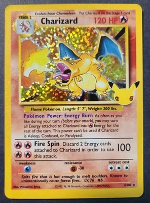 Charizard 4/102 Celebrations: Classic Collection Holo Near Mint See Pictures  - Image 1 of 2