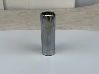 STANLEY Professional 86-485, 3/4in. 1/2 Drive 12pt Deep SAE Socket, USA - Image 1 of 4