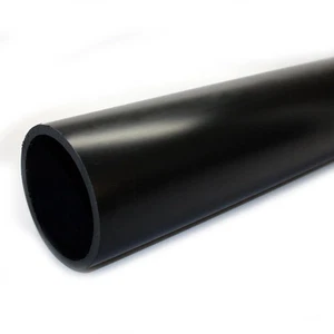 VENTRAL DWV Drain Pipe - Black ABS Custom Size and Length 4" (4.0) Inch - Picture 1 of 4