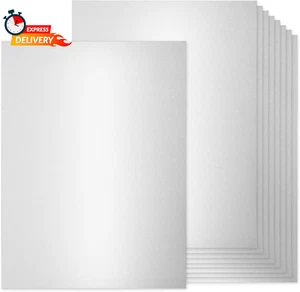 36 Sheets Silver Shimmer Cardstock, 8.5" X 11" Metallic Cardstock Paper, 250Gsm/ - Picture 1 of 12