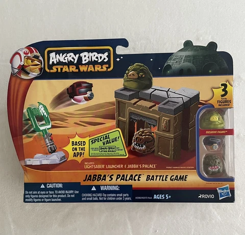 2012 HASBRO Rovio STAR WARS Angry Birds Jabba's Palace Battle Game, NIB Cover