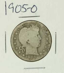 1905-O Barber Quarter - Picture 1 of 2