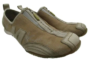 Merrell Barrado Womens Sz 7 Canvas Leather Low Profile Running Walking Shoes - Picture 1 of 6