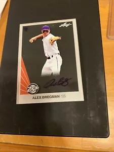 Autógrafo Alex Bregman 2015 hoja 25 aniversario rojo 4/5 - Imagen 1 de 4