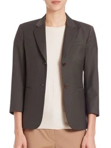 $ 515 Neu mit Etikett Theory Linworth durchgehende sov tannengrüne Jacke Größe 0 - Bild 1 von 8
