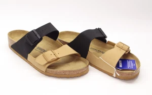 Birkenstock Arizona Split Birko-Flor Birkibu Kork Braun/Schwarz Gr. 43 Neu ohne Karton - Bild 1 von 10
