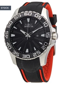 Pro Diver schwarzes Zifferblatt schwarz Gummi Herrenuhr 25473 - SELTEN... - Bild 1 von 12