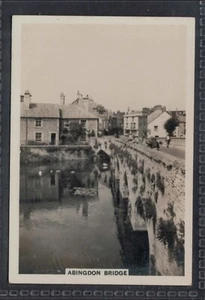 ABINGDON BRIDGE - 80 + year old English Tobacco Card # 28 - Picture 1 of 2