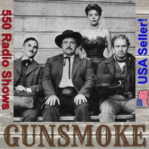 GUNSMOKE: 550 Old-Time Radio Adult Westerns on a USB Flash Drive for Home & Car - Picture 1 of 1