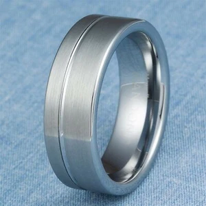 Anillo de boda de carburo de tungsteno para hombre talla 10 - Imagen 1 de 3