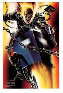 Fleer 1994 Marvel Flairprints 4 Jumbo 6.5x10 Cards - Venom, Ghost Rider, Cyclops - Picture 1 of 4