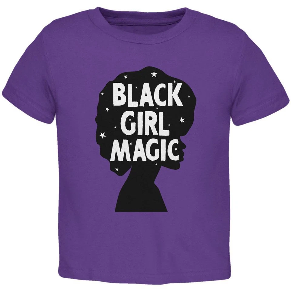 Camiseta Black History Month Black Girl Magic Afro para niños pequeños Foto 1 de 1