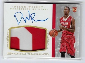 Delon Wright 15/16 National Treasures RC Patch Auto #352 SN #02/10 Jersey #2 - Picture 1 of 2