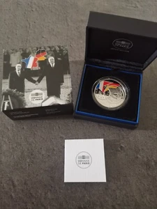 COFFRET 10 EURO 2020 ARGENT BE REUNIFICATION MITTERRAND KOHL 3000 EX. / PROOF - Picture 1 of 9