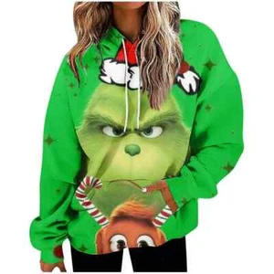 Clearance before Christmas,Grinch Hoodie,Christmas Grinch Hoodie - Picture 1 of 2