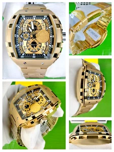 Invicta Racing Champions 2024 Gold Tone SS Men Watch 49066 Bracelet WR 30M - Picture 1 of 19