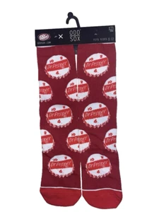 Men’s ODD SOX Red Dr Pepper Classics Socks - Picture 1 of 4