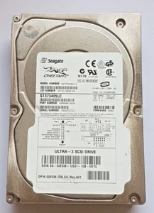 73.4 GB Seagate Cheetah ST373405LC 10K Ultra-3 SCSI 80PIN HDD 3.5" Hard Drive - Picture 1 of 1