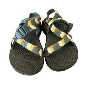 Chaco Men’s Z/1 Classic Vibram Strap Sandals Green Sz 8 Hiking Outdoors Camping - Picture 1 of 7