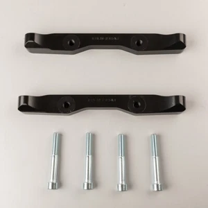 Front Big brake adapters BMW 3er E46 Z4 E85 to 6 pot Audi calipers & 350x32  - Picture 1 of 6