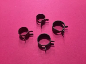 Chevelle Camaro Nova Corvette Flat Spring Fuel Line Clamps 3/8” 1/4” Set Of 4 - Bild 1 von 4