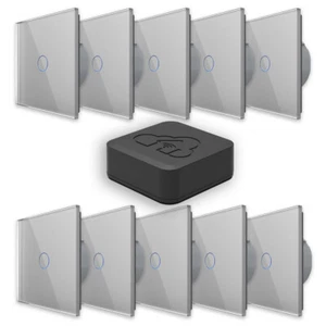 LIVOLO Starterpaket-4 Smarthome System mit Schalter Blenden Vorteilspreis Grau - Bild 1 von 10
