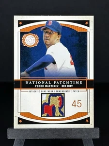 🔥 2003 Fleer Patchworks National Patchtime Pedro Martinez Sleeve Logo Patch /25 - Picture 1 of 8