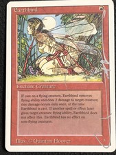 Quinton Hoover Signed Earthbind Revised 3rd Edition MTG Magic The Gathering