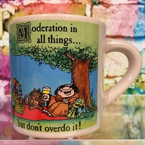 Tazza caffè Sherman On The Mount moderazione esagerare bere monaco frate vino - Foto 1 di 12