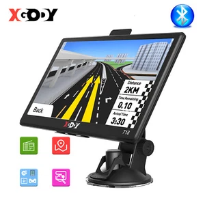 XGODY 7 Zoll GPS Navi Navigation für Auto LKW Navigationsgerät 16G Bluetooth POI - Bild 1 von 14
