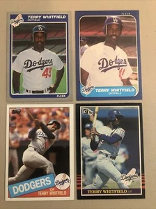 Terry Whitfield ⚾️ Los Angeles Dodgers Baseball Cards ⚾️ 4 Card Lot ⚾️0750 - Picture 1 of 10
