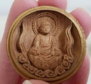 Vintage Sino Tibetan Amulet Buddha Charm.Japan/China Buddha Statue.circa 1920-40 - Picture 1 of 23