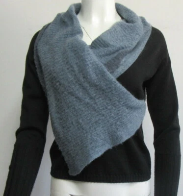 SITA MURT Grey/Black Wrap Sweater Size 38 - Image 1 of 4